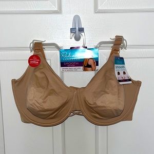 Vanity Fair Radiant Honey Beige Back Smoothing Bra (42DDD)